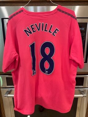 Authentic Everton Neville Soccer Jersey